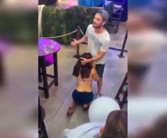 Sucking outdoor fucking bitch
