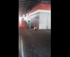 Sexual madness couple fucking on the street