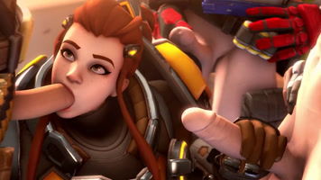 Compilación de brigitte overwatch anime 3d