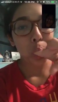 Young Tinder Stud Masturbates Until He Cums FaceTime