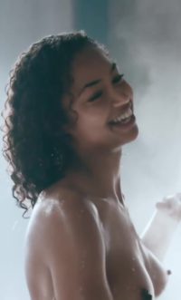 Berta Vazquez showering in Vis a vis NSFW