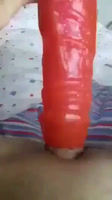 Screaming young girl masturbating