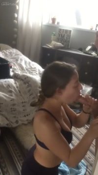 High school teen sucking