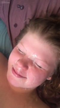 Shooting sperm on my girlfriend's nose