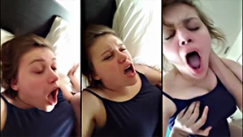Multiple Unstoppable Orgasms Semi Asleep Girl