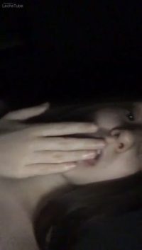Innocent girl learning to masturbate