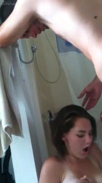 You can cum on my face before the shower