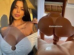 Jaiane Limma follando de espaldas a su pareja