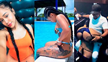 La famosa stripper Megane Janell bailando hot en la disco para adultos
