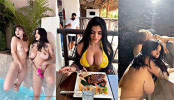 Karely Ruiz la tetona ya cumplio la fantasia de hacer video porno en trio