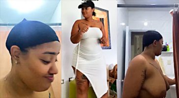 Dominicana Kheissy Jimenez puta culona ahce live en la ducha