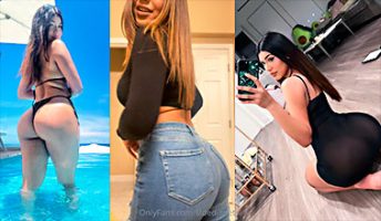 Lilded Janet tetona hermosa y joven mostrando las nalgas