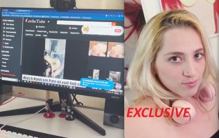 AshleySoy Es pillada por su hermanastro viendo porno en lechetube
