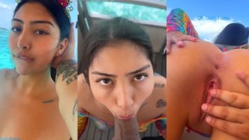 The young Daniela_s0 is fucked hard during the holidays