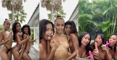 Lesbian Play With Asian Chicks Tita Sahara Tokyohai and urgirlbibi