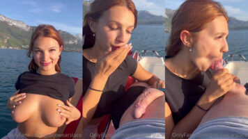 Gracewearslace tetona hot mamando en pleno Mar
