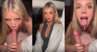 Lily Lanes Car Blowjob Video sex