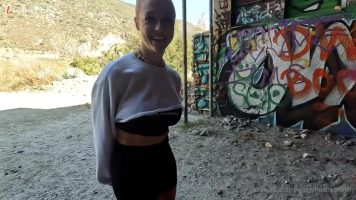 Sabrina Nichole Sucking Outside