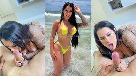 Camila Becker Pagando Boquete Guloso No Pau Grande